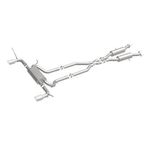 Load image into Gallery viewer, MagnaFlow Cat-Back SS 2.5in Dual Split Rear 4in Black Tip 11-16 Jeep Grand Cherokee 5.7L V8/3.6L V6 - 19216