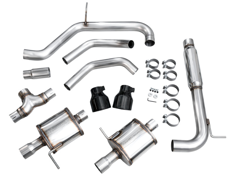 AWE Tuning 22-25 Volkswagen Jetta GLI Touring Edition Exhaust - Diamond Black Tips - 3015-33275
