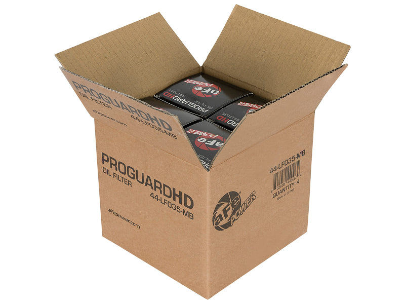 aFe Pro GUARD HD Oil Filter (4 Pack) RAM 1500 EcoDiesel 14-16 V6-3.0L (td) - 44-LF035-MB