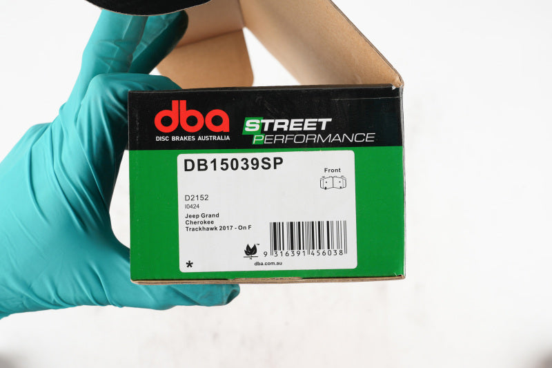 DBA 2017+ Jeep Grand Cherokee SP Performance Front Brake Pads - DB15039SP