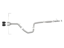 Load image into Gallery viewer, aFe Takeda Exhaust Cat-Back 19-20 Hyundai Veloster 304SS Black Dual Tips Exhaust - 49-37011-B