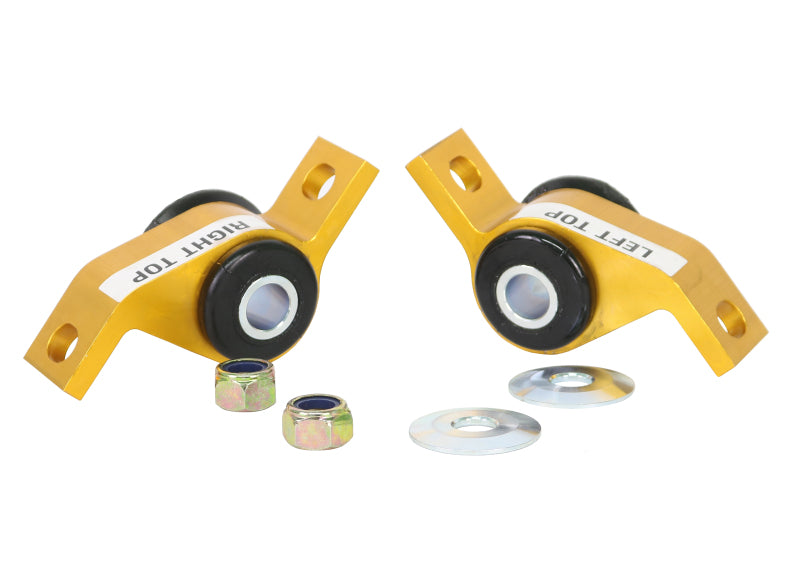 Whiteline 93-00 Subaru Impreza Non-Turbo Front Lower control arm anti-dive caster kit - KCA319A