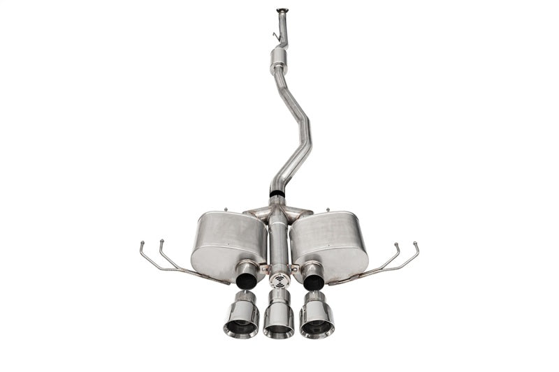 Corsa 2017-2021 Honda Civic Type R 3in Cat Back Exhaust - Polished Pro-Series Tri 4.5in Tip (Xtreme) - 21302