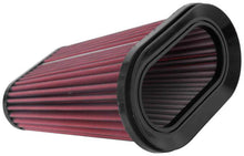 Load image into Gallery viewer, AEM 7.5in L x 4.5in W Base 5.5in L x 2.5in W Top 9in Height Dryflow Air Filter - 21-1017DK