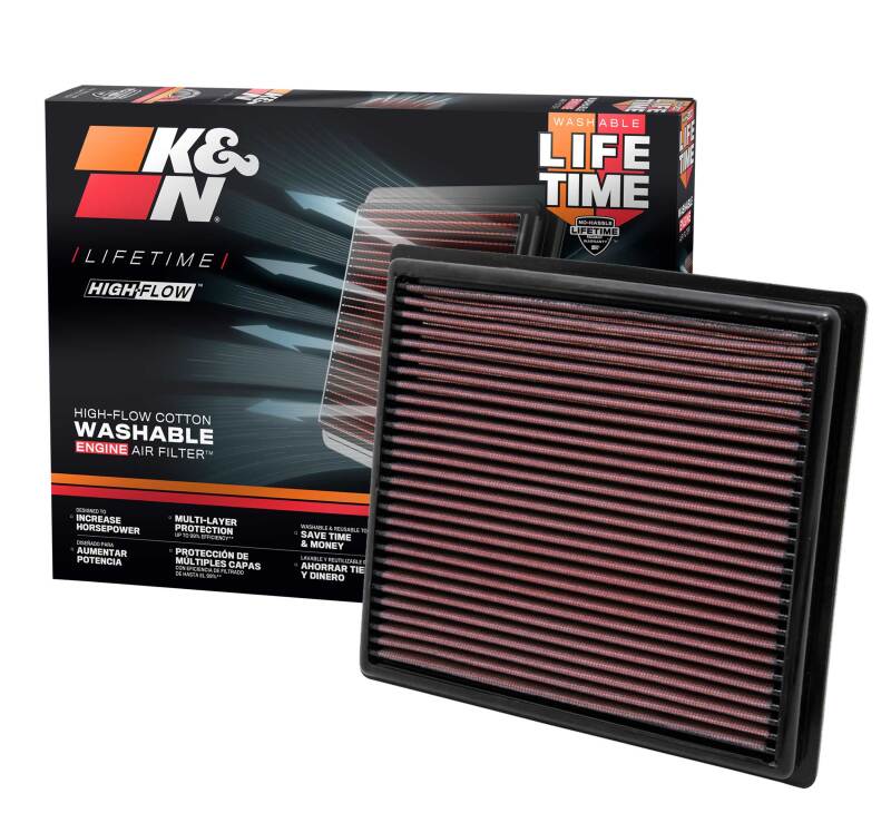 K&N 10 Lexus RX350 3.5L-V6 Drop In Air Filter - 33-2443
