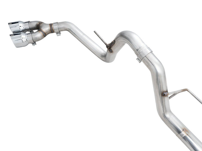 AWE Tuning 0FG 21+ Ford F150 Dual Side Exit Cat-Back Exhaust- 4.5in Chrome Silver Tips - 3015-22067