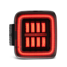 Load image into Gallery viewer, AlphaRex 18-23 Jeep Wrangler JL NOVA Prismatic LED Taillights Alpha-Black - 602010