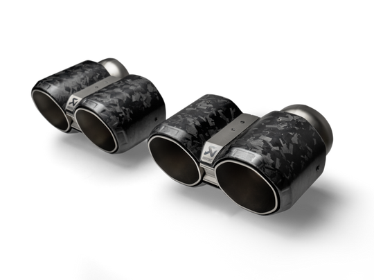 Akrapovic BMW M2 Coupe (G87) Tail Pipe Set - Chopped Carbon - TP-CT/73/CF
