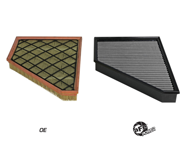 aFe 17-23 GMC Acadia V6 3.6L / 17-24 Cadillac XT5 V6 3.6L Magnum FLOW Pro DRY S Air Filter - 31-10297