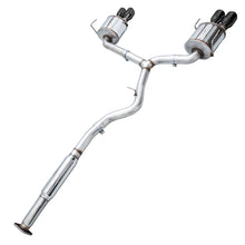 Load image into Gallery viewer, AWE Tuning Subaru STI VA / WRX GV / STI GV Sedan Touring Edition Exhaust - Diamond Black Tip (102mm) - 3015-43108