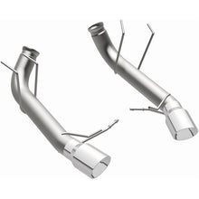 Load image into Gallery viewer, MagnaFlow 13 Ford Mustang Dual Split Rear Exit Stainless Axle-Back Cat Back Exhaust (Competition) - 15152