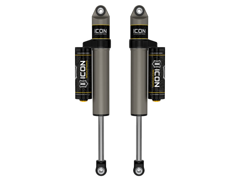 ICON 2021+ Ford F150 2WD 0-1in Lift Rear V.S. 2.5 Alum. Series Shocks Piggyback Res. - Pair - 97722P