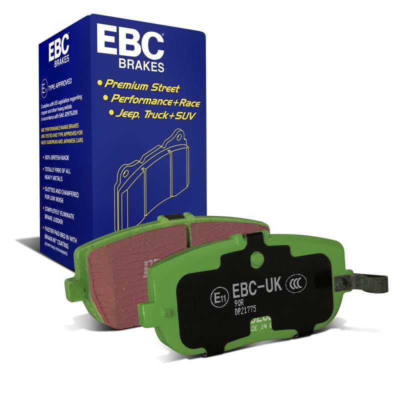 EBC 06-15 Mazda Miata MX5 2.0 Greenstuff Rear Brake Pads - DP21775