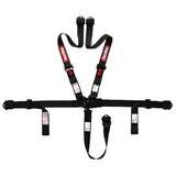 RaceQuip L&L 16.1 5pt 2in Belt PU Lap Black Hardware Black - 809009