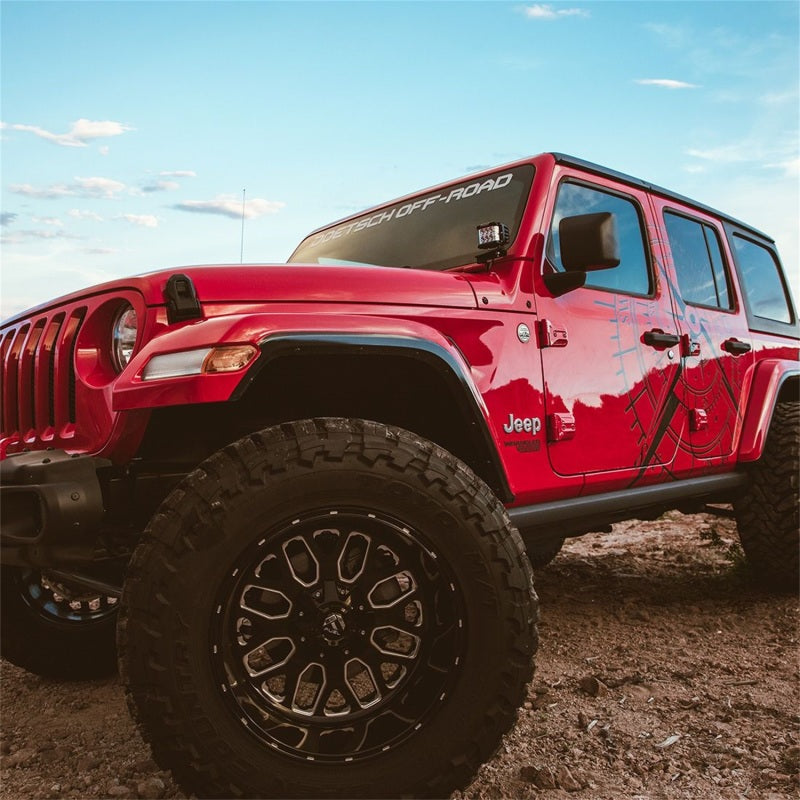Rigid Industries 2018 Jeep JL - A-Pillar Mount Kit - Mounts Set of D / D-SS / SR-M / Ignite Series - 41659
