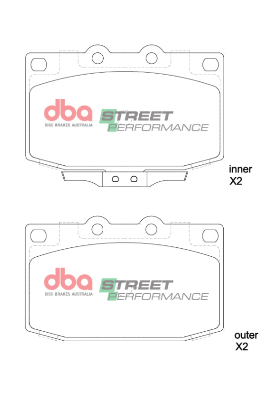 DBA 86-95 Mazda RX-7 (5 Lug) SP Performance Front Brake Pads - DB416SP