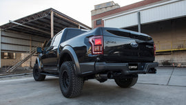 Corsa 2017-2020 Ford F-150 Raptor 3.5L Sport Cat-Back Dual Rear Exit w/ 5in Gunmetal Tip - 14397GNM