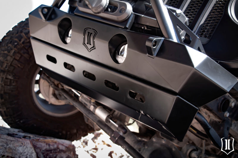 ICON 2018+ Jeep Wrangler JL / 2020+ JT Front Pro-Series Bumper Skid - 25159