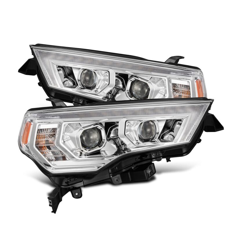AlphaRex 14-22 Toyota 4Runner PRO-Series Projector Headlights Black w/Seq. Sig. + DRL - 880815