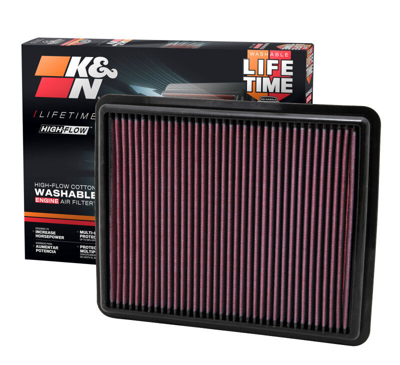 K&N Replacement Air Filter 10-12 Hyundai Santa Fe/Kia Sorrento / 11-12 Hyundai Sonata/Kia Optima - 33-2448
