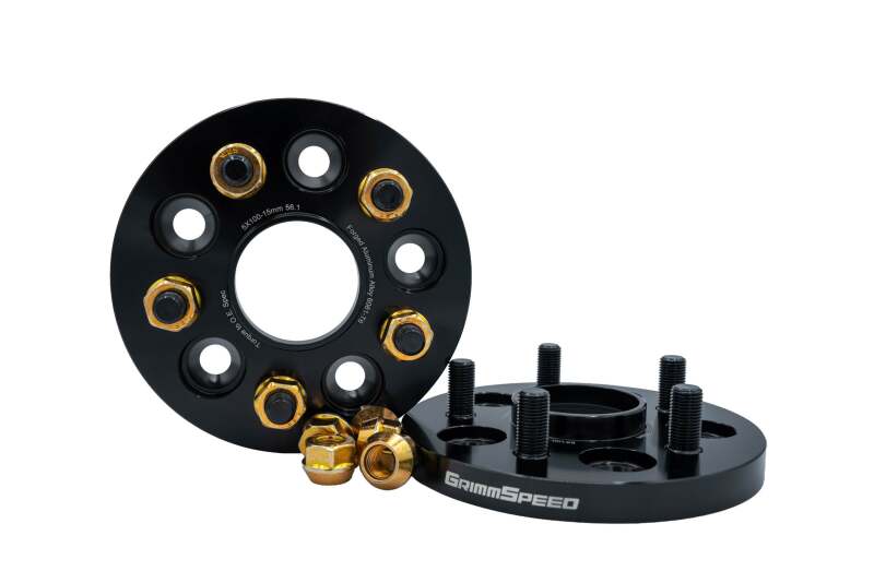 GrimmSpeed 02-14 Subaru WRX 5x100 15mm Wheel Spacer (Pair) - GRM.1188.1.0