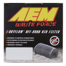 Load image into Gallery viewer, AEM 3.5 in x 9 in Dryflow Conical Air Filter - 21-2049BF