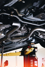Load image into Gallery viewer, MBRP 18-22 Ford Mustang 2.3L Ecoboost 3in Cat-Back Exhaust w/ Quad Carbon Fiber SS Tips - T304 - S72233CF