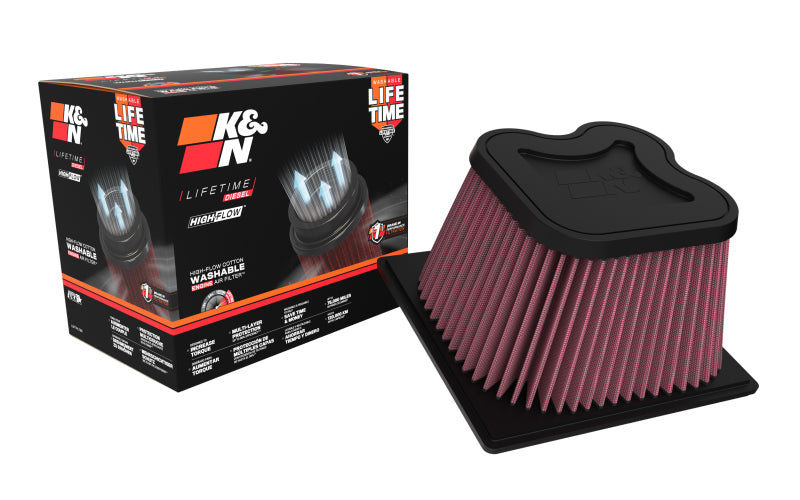 K&N 07 Dodge Ram 2500/3500 6.7L-L6 DSL Drop In Air Filter - E-0784