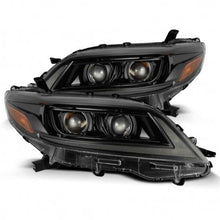 Load image into Gallery viewer, AlphaRex 11-21 Toyota Sienna LUXX LED Proj Headlights Plank Style Alpha Black w/Seq Signal/DRL - 880765