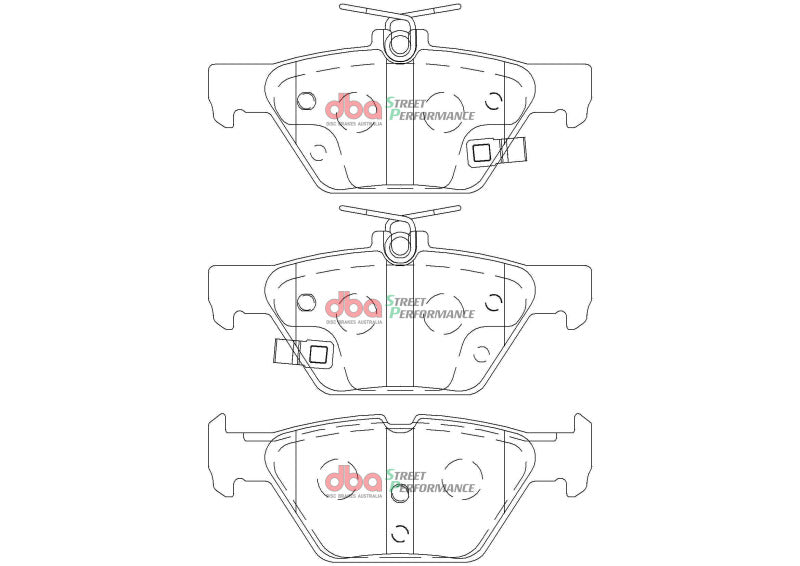 DBA 2018 Subaru Impreza 1.6L/2.0L / 15-21 Subaru Levorg VM 1.6L Turbo SP Performance Rear Brake Pads - DB2398SP