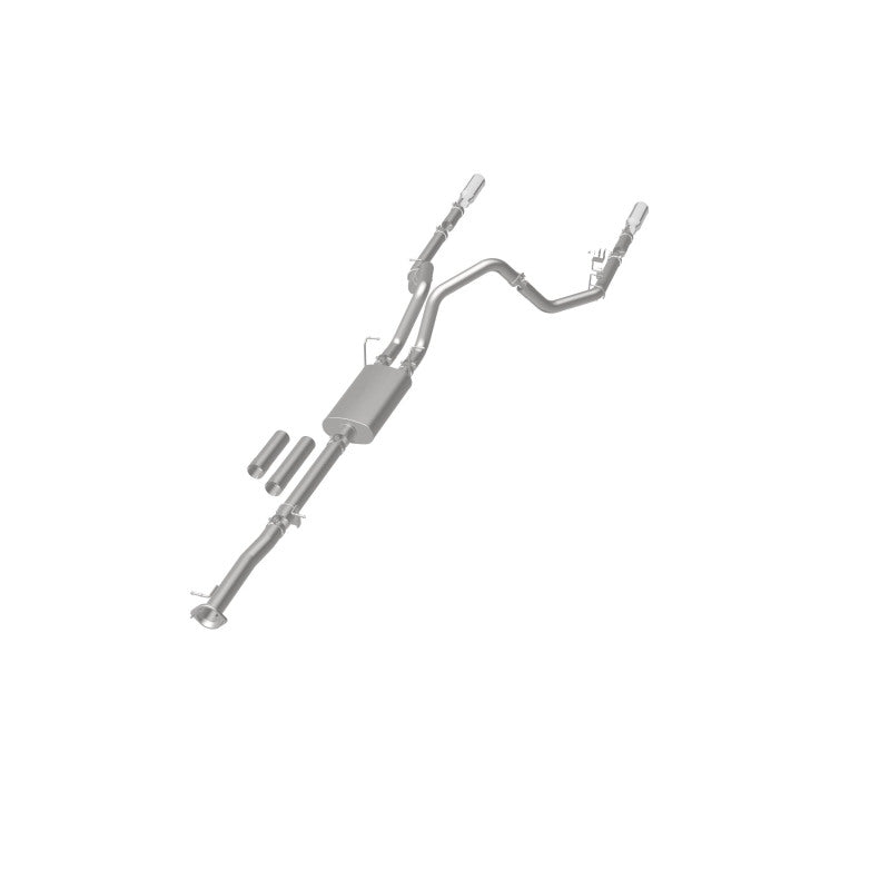 MagnaFlow Stainless Cat-Back Exhaust 2015 Chevy Silverado 2500HD 6.0L Dual Split Rear Exit 4in - 19027