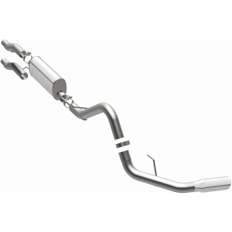 MagnaFlow 11 Ford F-150 3.7L/5.0L/6.2L SS Catback Exhaust Single Rear Side Exit w/ 4in SS Tips - 15000