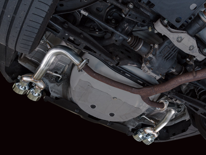 AWE Tuning 22-25 Subaru VB WRX Track Edition Axle-Back Exhaust - Chrome Silver Tips - 3020-42424