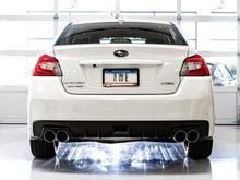 Load image into Gallery viewer, AWE Tuning Subaru WRX/STI VA/GV Sedan Track Edition Exhaust - Chrome Silver Tips (102mm) - 3020-42058