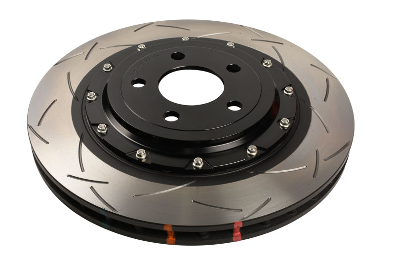 DBA 24-26 Ford Mustang (390mm Front Rotor) Rear 5000 Series Slotted Rotor (w/Black Hat) - DBA53849BLKS