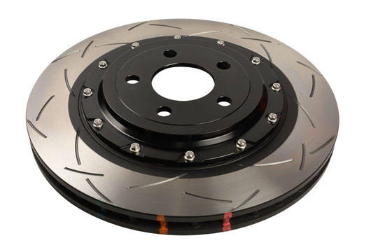 DBA 24-26 Ford Mustang (390mm Front Rotor) Rear 5000 Series Slotted Rotor (w/Black Hat) - DBA53849BLKS