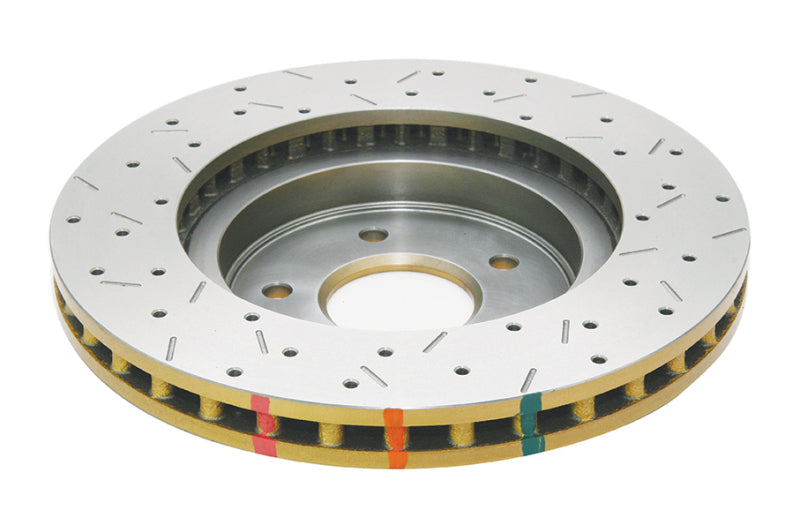 DBA 8/98+ Nissan Skyline R34 GTT Front Cross Drilled Slotted 4000 Series Rotor - DBA42304XS