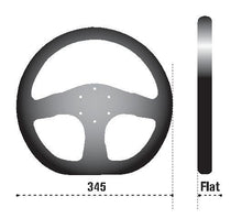 Load image into Gallery viewer, Sparco Steering Wheel P 222 Black - 015THPUNR345