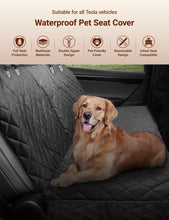 Load image into Gallery viewer, Dog Seat Cover With Double Zipper for Model 3/Y/S/X/Cybertruck