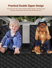 Load image into Gallery viewer, Dog Seat Cover With Double Zipper for Model 3/Y/S/X/Cybertruck