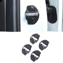 Load image into Gallery viewer, Real Dry Carbon Fiber Door Lock Cover for Tesla Model 3 &amp; Model Y