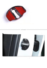 Load image into Gallery viewer, Real Dry Carbon Fiber Door Lock Cover for Tesla Model 3 &amp; Model Y