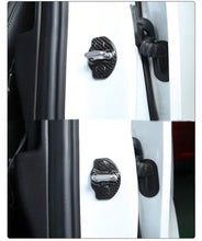 Load image into Gallery viewer, Real Dry Carbon Fiber Door Lock Cover for Tesla Model 3 &amp; Model Y
