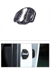 Load image into Gallery viewer, Real Dry Carbon Fiber Door Lock Cover for Tesla Model 3 &amp; Model Y
