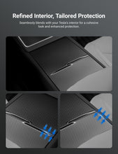 Load image into Gallery viewer, Dry Carbon Fiber Center Console Cover For Model Y Juniper / Model 3 Highland / Model YL