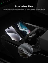 Load image into Gallery viewer, Dry Carbon Fiber Center Console Cup Holder for Cybertruck