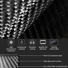 Load image into Gallery viewer, Dry Carbon Fiber Dashboard Panel Overlay for Model S/X 2021+ | 3 Finishes | UV Protected | Peel &amp; Stick