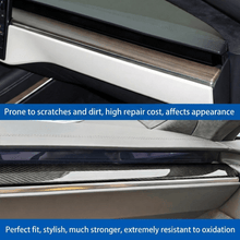 Load image into Gallery viewer, Dry Carbon Fiber Dashboard Panel Overlay for Model S/X 2021+ | 3 Finishes | UV Protected | Peel &amp; Stick