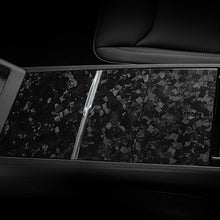 Load image into Gallery viewer, Dry Carbon Fiber Panel Console Wrap For Model Y Juniper / Model 3 Highland