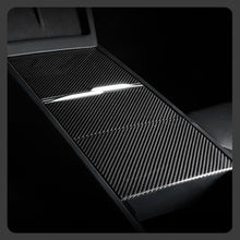 Load image into Gallery viewer, Dry Carbon Fiber Panel Console Wrap For Model Y Juniper / Model 3 Highland